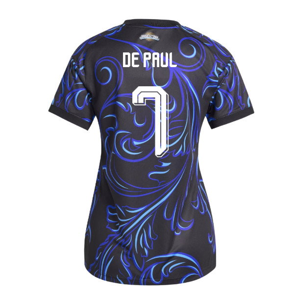 2026-2027 Argentina Away Shirt (Womens) (De Paul 7)-SoccerKits Hub | Buy Soccer Jerseys Online